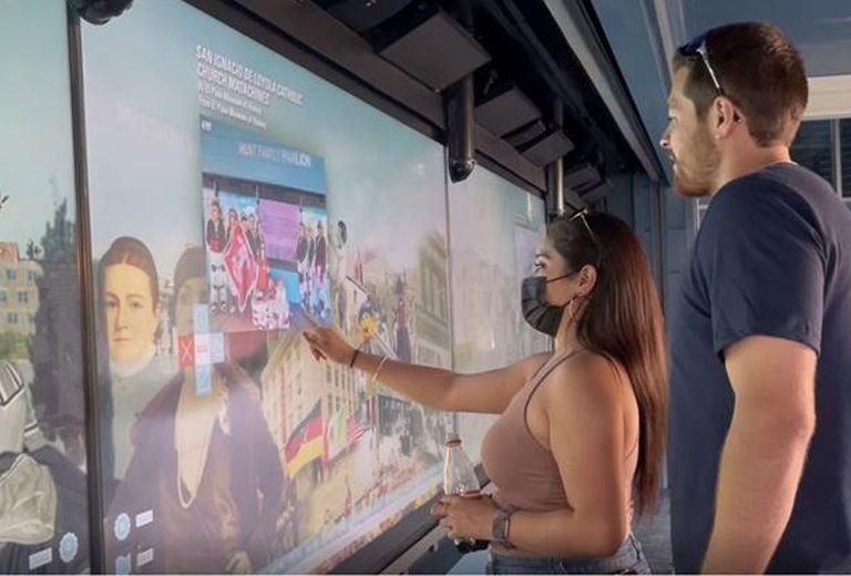 El Paso Museum of History 3-D Digital Wall