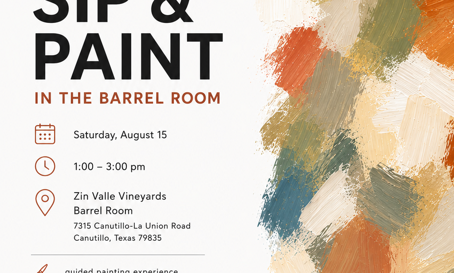 Sip & Paint in the Barrel Room